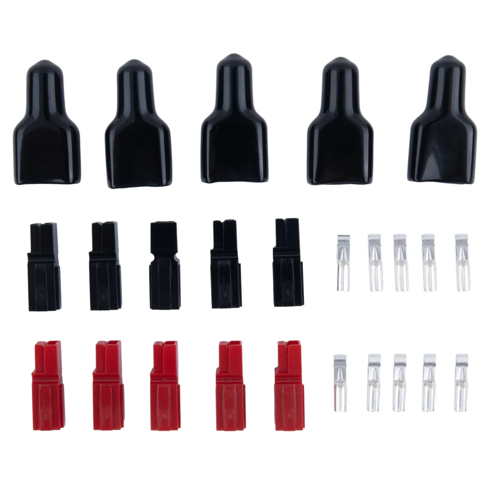 5 Pairs Of 30AMP For Style Connector & Rubber Black Covers/Sleeves Dust Covers Terminal Sleeves For Electric Equipment
5 Pairs Of 30AMP For Style Connector & Rubber Black Covers/Sleeves Dust Covers Terminal Sleeves For Electric Equipment