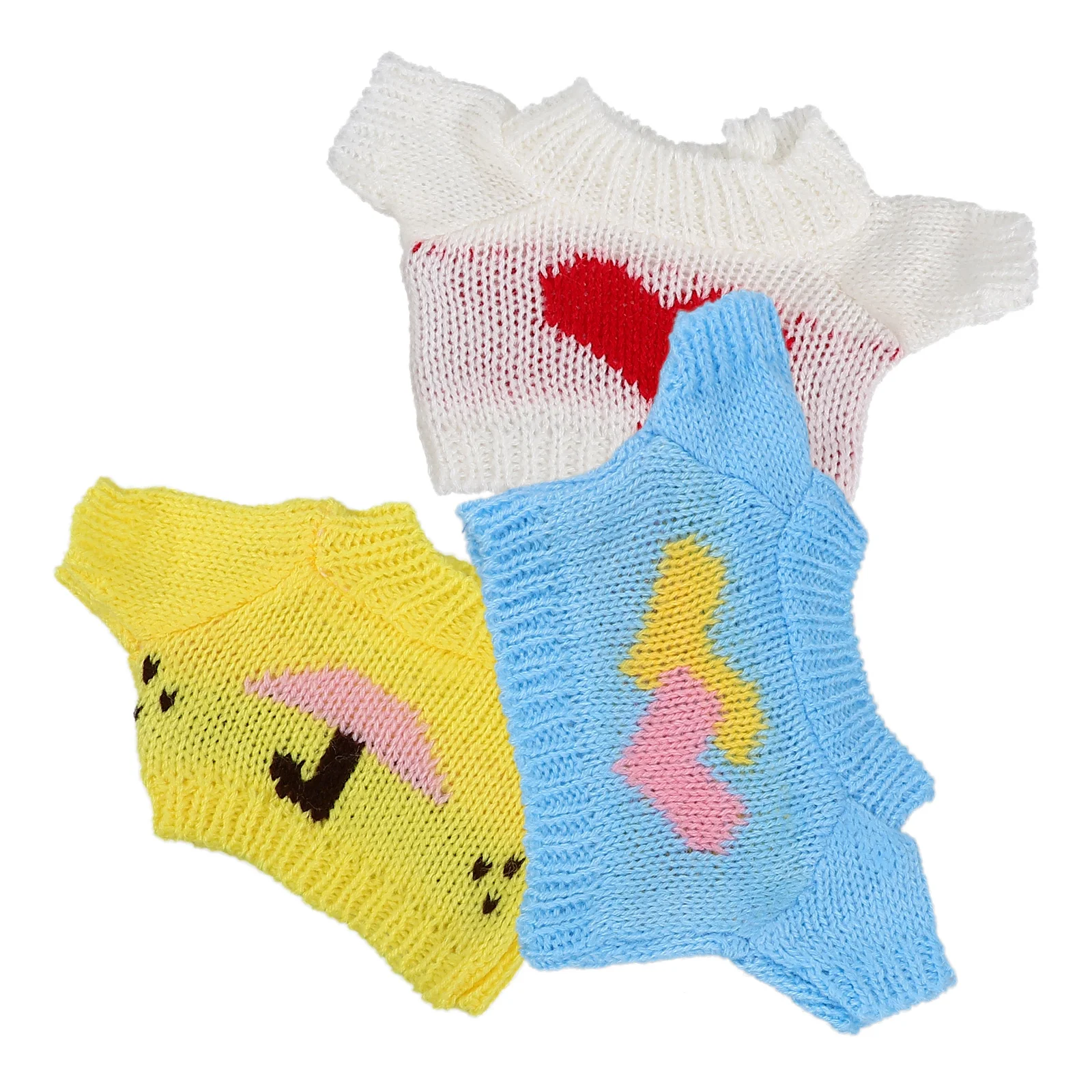 3 Pcs Apparel Sweater Accessories Adorable Bear Decor Costume for Children Stuffed Animal Clothes Decorative
3 Pcs Apparel Sweater Accessories Adorable Bear Decor Costume for Children Stuffed Animal Clothes Decorative
