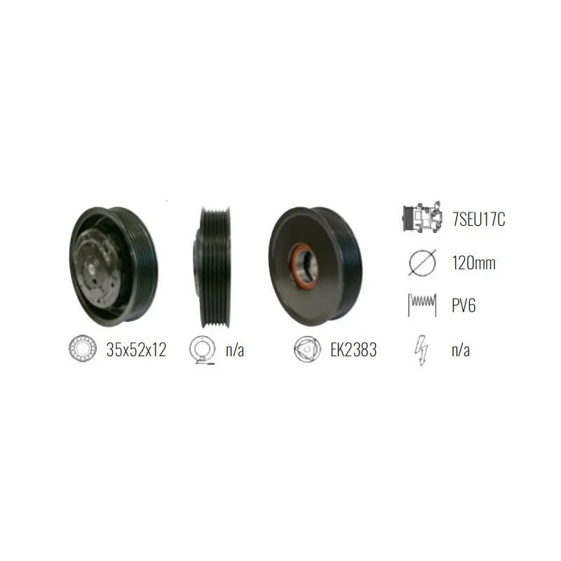 CA926 CLUTCH ASSEMBLY 7SEU17C 120MM 6PK for JAGUAR XJ X350 2.7D XK 3.6 447180-7920 / 447180-7921 / 447180-7922 / 6W93-19D629-AA
CA926 CLUTCH ASSEMBLY 7SEU17C 120MM 6PK for JAGUAR XJ X350 2.7D XK 3.6 447180-7920 / 447180-7921 / 447180-7922 / 6W93-19D629-AA