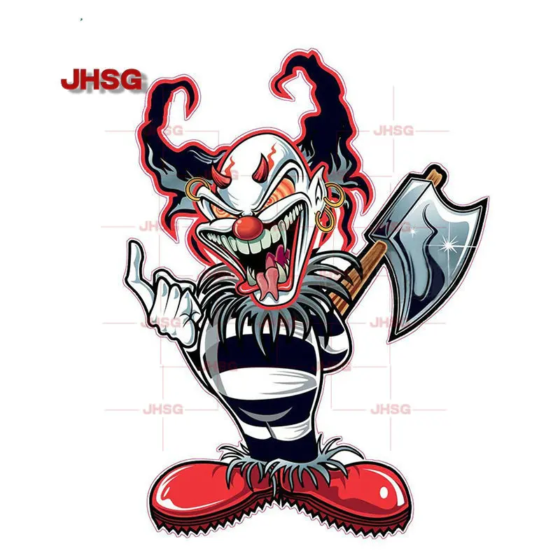 Car Sticker Evil Clown Sticker Cartoon Car Styling Rear Windshield Bumper Car Motorcycle Helmet Decoration Waterproof Vinyl PVC
Car Sticker Evil Clown Sticker Cartoon Car Styling Rear Windshield Bumper Car Motorcycle Helmet Decoration Waterproof Vinyl PVC