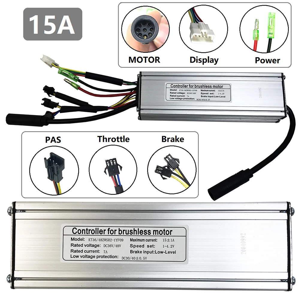 KT Controller Dual-drive Controller Quantum 15A Waterproof Connector Electric Bike Components Lithium Battery Modified
KT Controller Dual-drive Controller Quantum 15A Waterproof Connector Electric Bike Components Lithium Battery Modified