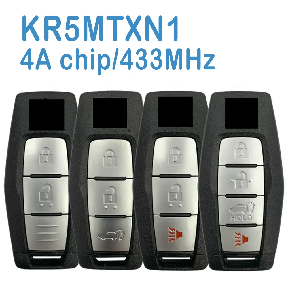 Пульт дистанционного управления KR5MTXN1, 2/3/4 кнопки, 433 МГц, 4A чип 8637C253, для Mitsubishi Outlander 2021 2022
Пульт дистанционного управления KR5MTXN1, 2/3/4 кнопки, 433 МГц, 4A чип 8637C253, для Mitsubishi Outlander 2021 2022