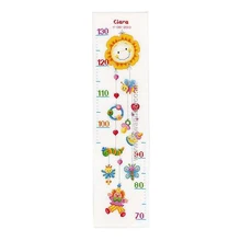 Amishop Top Quality Beautiful Lovely Counted Cross Stitch Kit Height Chart Measure Clown Sun Butterfly Caterpillar My Rain