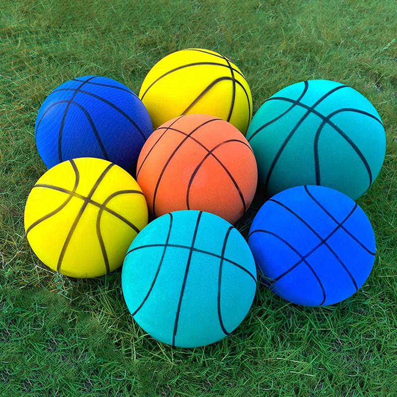 

2023 Bouncing Mute Ball Indoor Silent Skip Ball Playground Bounce Basketball Training Child Sports Toy Games