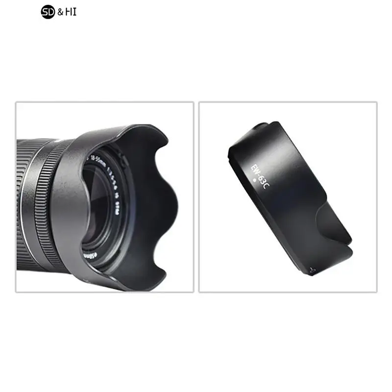

Reversable EW-63C 58mm ew63c Lens Hood for Canon EF-S 18-55mm f/3.5-5.6 IS STM Applicable 700D 100D 750D 760D