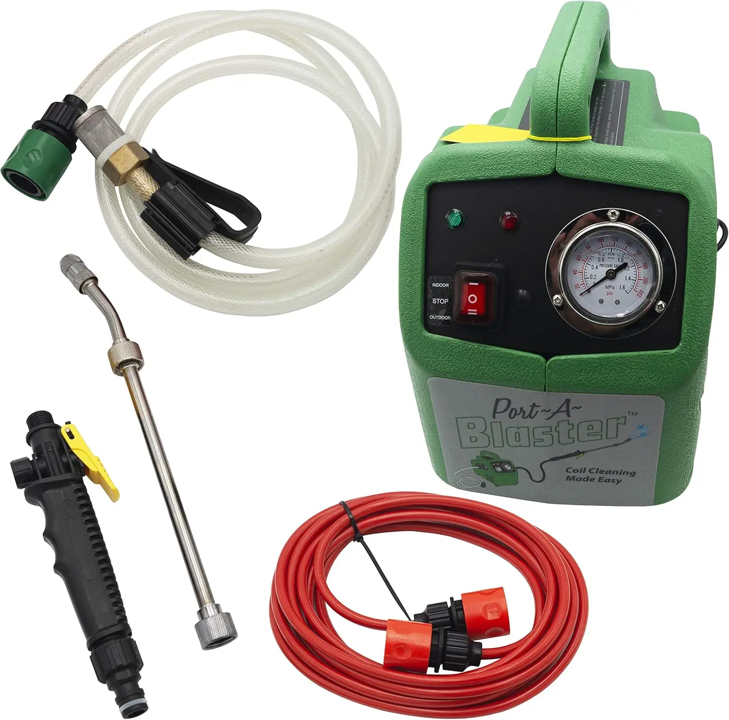 ZPB140 Port A Blaster HVAC Coil Cleaning Portable Pressure Washer 120VAC 80W Green
ZPB140 Port A Blaster HVAC Coil Cleaning Portable Pressure Washer 120VAC 80W Green