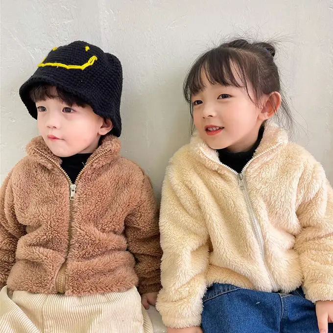 MODX Autumn Winter Girls Plush Coats Kids Soft Turtleneck Outwear Keep Warm Children's Coral Fleece Zipper Jackets for Girls New 
MODX Autumn Winter Girls Plush Coats Kids Soft Turtleneck Outwear Keep Warm Children's Coral Fleece Zipper Jackets for Girls New
