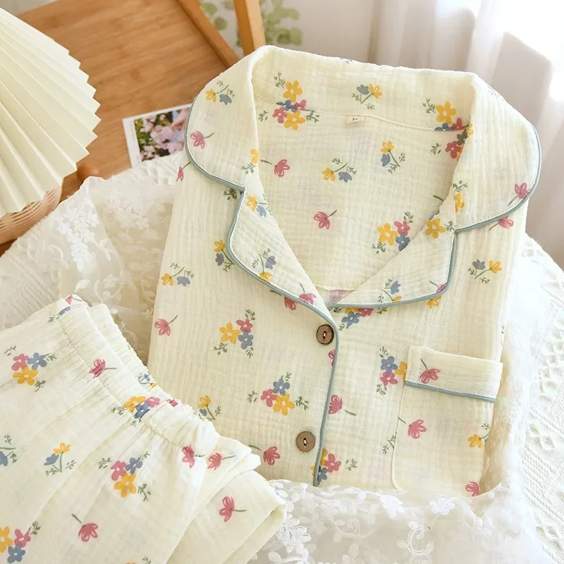 2024 New Long Sleeve Nightwears For Ladies Sleepwear Cotton Pajamas Sets For Women Nightie Clothes For Sleep Home Wear Pyjamas
2024 New Long Sleeve Nightwears For Ladies Sleepwear Cotton Pajamas Sets For Women Nightie Clothes For Sleep Home Wear Pyjamas