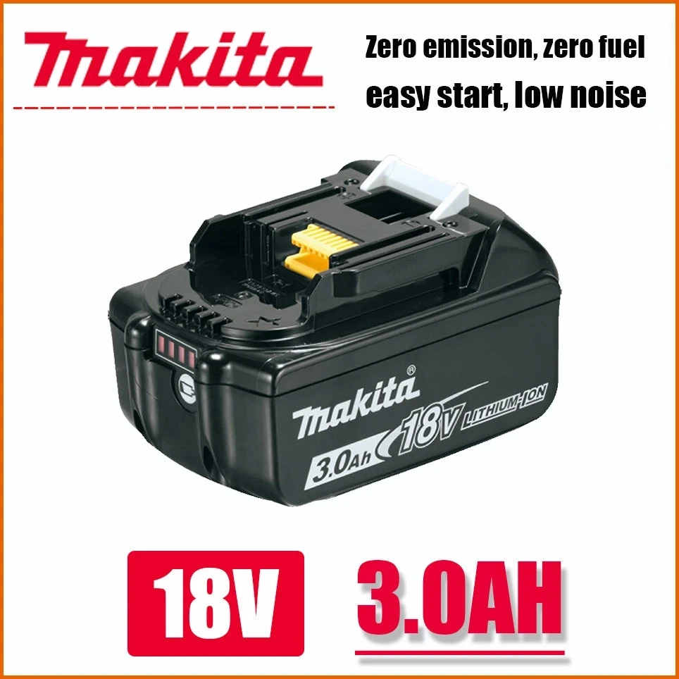 100% Original Makita 18V 3.0Ah Rechargeable Power Tools Battery with LED Li-ion Replacement LXT BL1860B BL1860 BL1850
100% Original Makita 18V 3.0Ah Rechargeable Power Tools Battery with LED Li-ion Replacement LXT BL1860B BL1860 BL1850