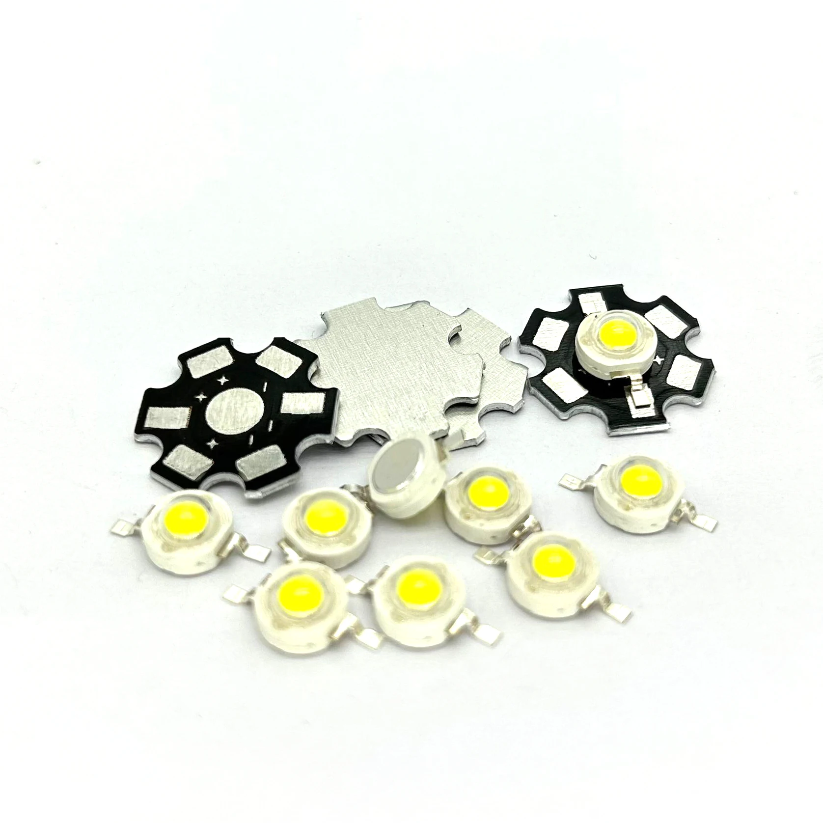 

100pcs 3.2V-3.4V 5W Bulbs LED Chip COB Lamp Diodes Pure White/Warm White/Natural White/Cool White for Spotlight Downlight Light