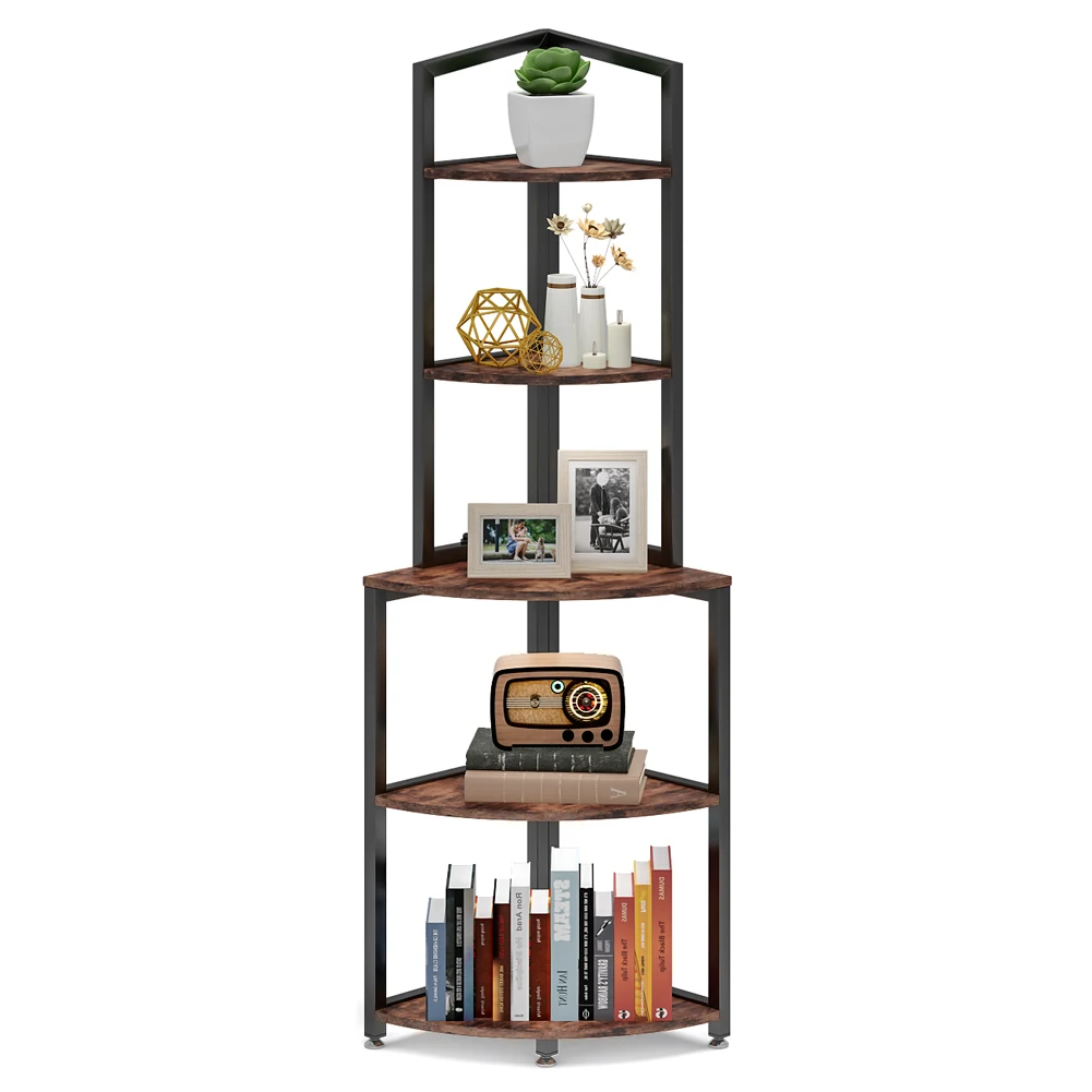 Tribesigns 5 Tier Corner Shelf Small Bookshelf Bookcase Storage Rack Plant Stand For Living Room
Tribesigns 5 Tier Corner Shelf Small Bookshelf Bookcase Storage Rack Plant Stand For Living Room