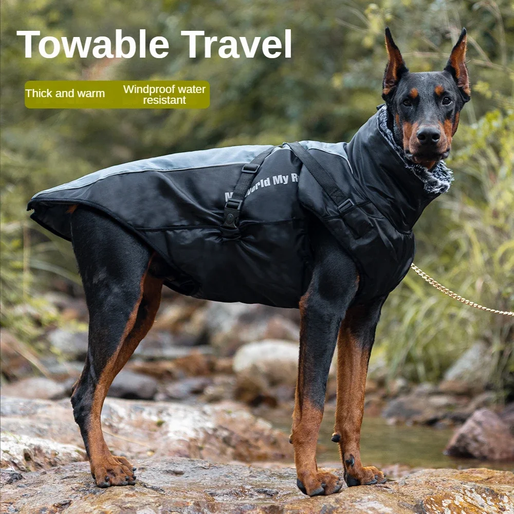 New Winter Pet Clothes Reflective Fur Collar Warm Dog Jackets Dog Clothes Pet Clothing Wholesale
New Winter Pet Clothes Reflective Fur Collar Warm Dog Jackets Dog Clothes Pet Clothing Wholesale