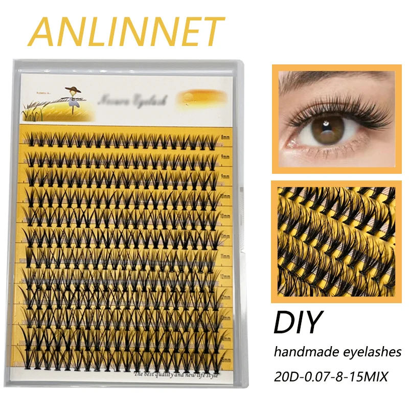 

20D/10D independent eyelash strings 8-15mm artificial eyelashes 3D fluffy false eyelashes DIY eyelash extension makeup tool