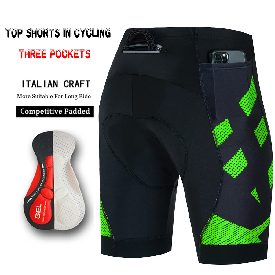 Men's Bike Pro Cycling Shorts Sports 3 Pockets Bib Bibs Bicycle Pants Culotte Man Gel Maillot Lycra Short Professional Equipment
Men's Bike Pro Cycling Shorts Sports 3 Pockets Bib Bibs Bicycle Pants Culotte Man Gel Maillot Lycra Short Professional Equipment