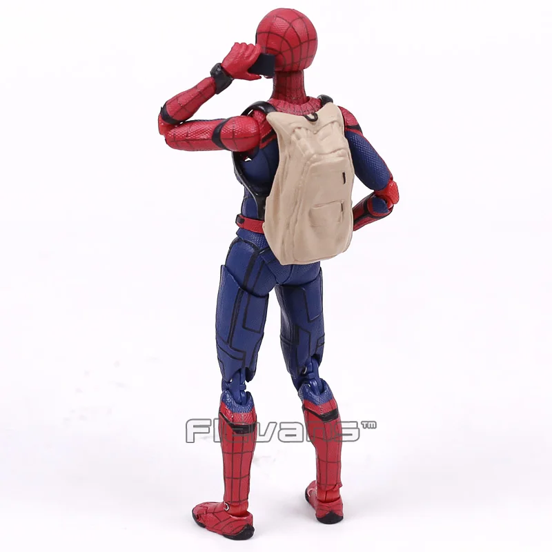 SHF Spider Man Zones Ecoming Figurine en PVC, Jouet Modèle à Collectionner, SpidSuffolk 5