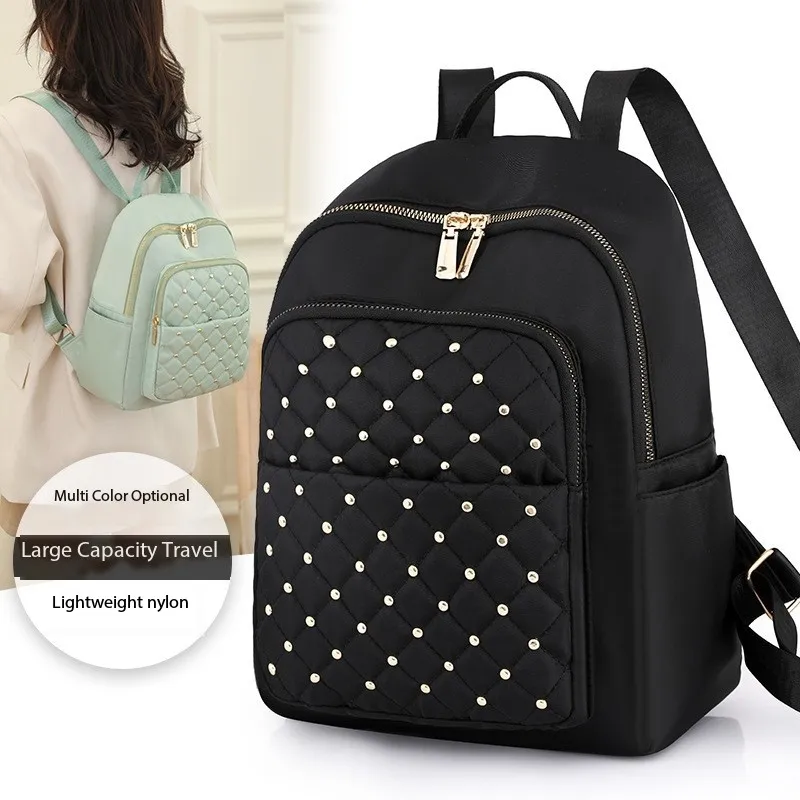 Lingge Embroidered Thread Rivet Backpack for Women 2024 New Fashion Versatile Women's Backpack for Leisure Commuting Large Capac
Lingge Embroidered Thread Rivet Backpack for Women 2024 New Fashion Versatile Women's Backpack for Leisure Commuting Large Capac