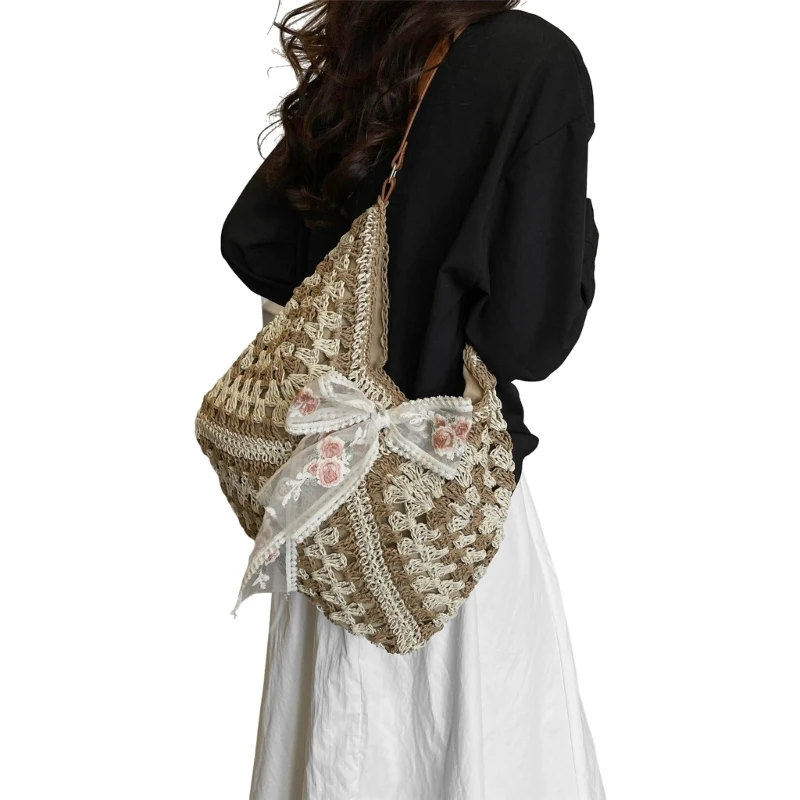 Многофункциональная соломенная сумка, богемная сумка на плечо для женщин, пляжные сумки для отдыха, отлично подходят для отдыха
Многофункциональная соломенная сумка, богемная сумка на плечо для женщин, пляжные сумки для отдыха, отлично подходят для отдыха