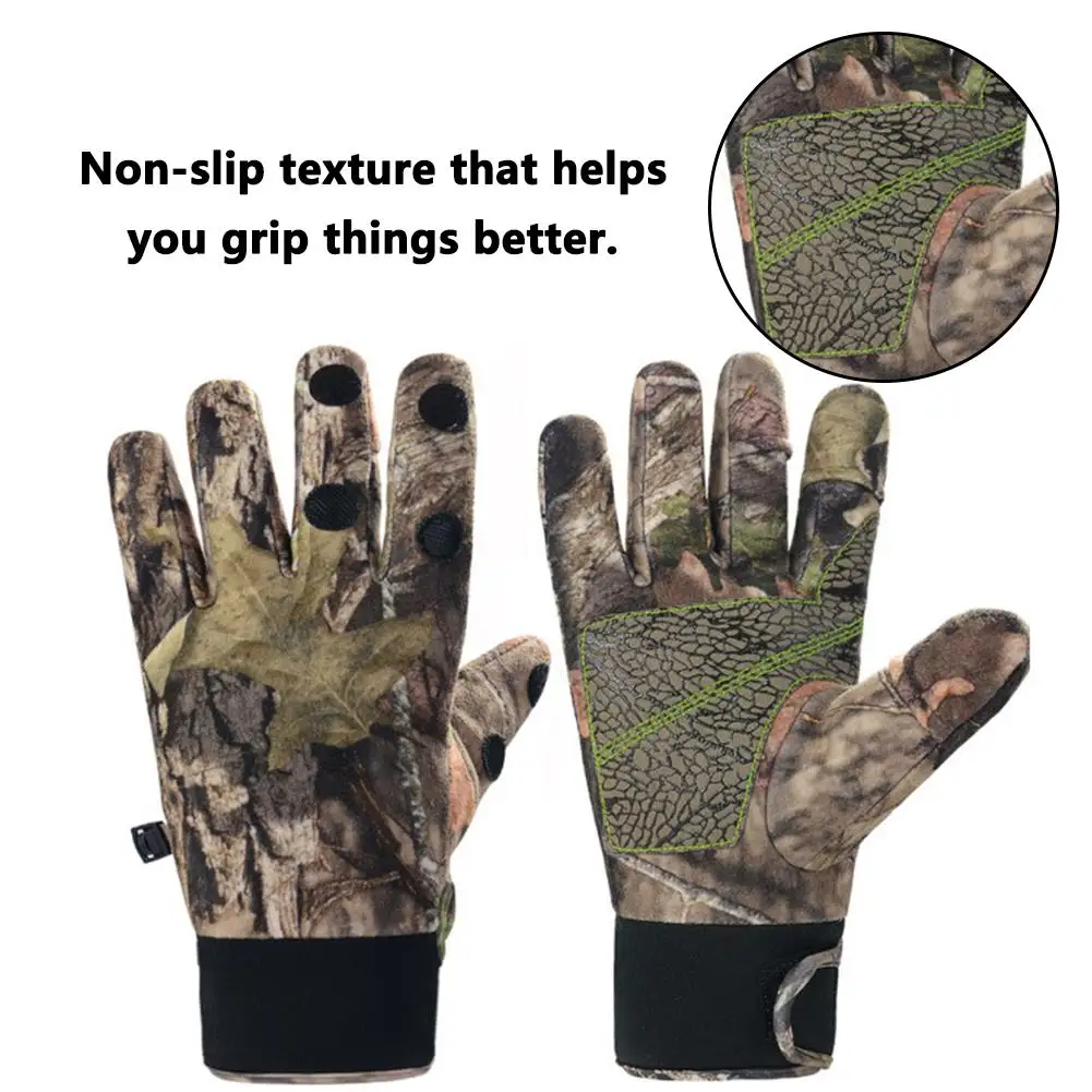 YFASHION Men Women Camouflage Gloves Anti-slip Anti-splashing Fishing Gloves Flexible Archery Accessories
YFASHION Men Women Camouflage Gloves Anti-slip Anti-splashing Fishing Gloves Flexible Archery Accessories