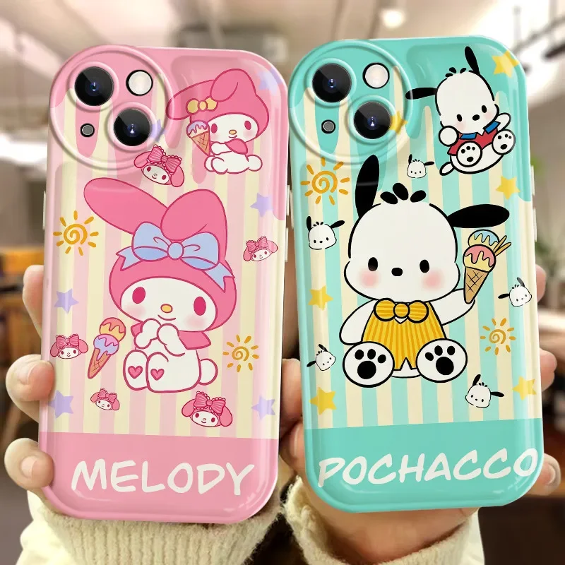 Cartoon Sanrio Melody Pochacco Soft Phone Case for IPhone 15 14 13 12 11 Pro Max X XR XS 8 7 Plus SE 2020 Shockproof Cover 
Cartoon Sanrio Melody Pochacco Soft Phone Case for IPhone 15 14 13 12 11 Pro Max X XR XS 8 7 Plus SE 2020 Shockproof Cover