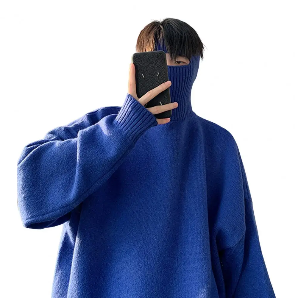 Winter Men Sweater Turtleneck Loose Solid Color Knitted Pullover Autumn Sweater sueter masculino
Winter Men Sweater Turtleneck Loose Solid Color Knitted Pullover Autumn Sweater sueter masculino
