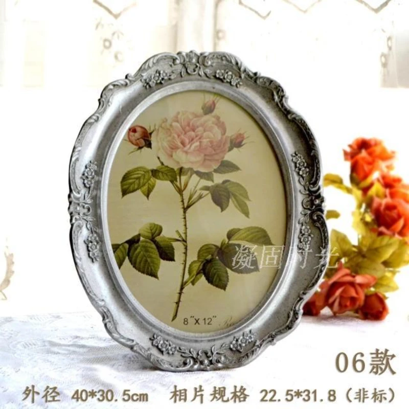 Silver oval vintage photo frame, large size table hanging wall photo frame, American style old European classical ring
Silver oval vintage photo frame, large size table hanging wall photo frame, American style old European classical ring