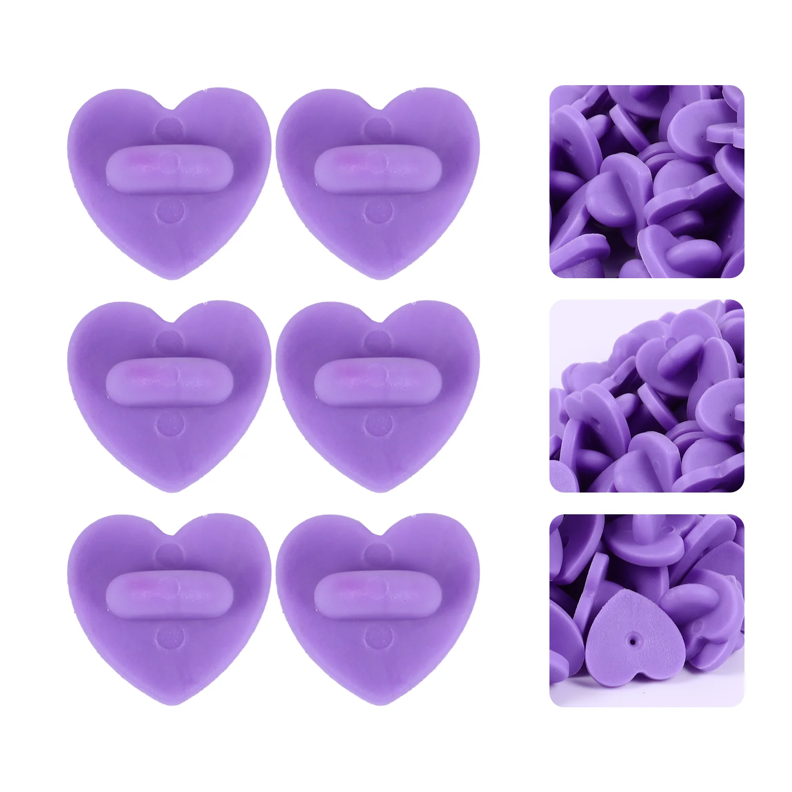 Pin Backs Rubber Heart Shaped Brooch Clasps Brooch Buckles Lapel Pin Backs Brooch Pins Bases Tie Tacks DIY Accessories
Pin Backs Rubber Heart Shaped Brooch Clasps Brooch Buckles Lapel Pin Backs Brooch Pins Bases Tie Tacks DIY Accessories