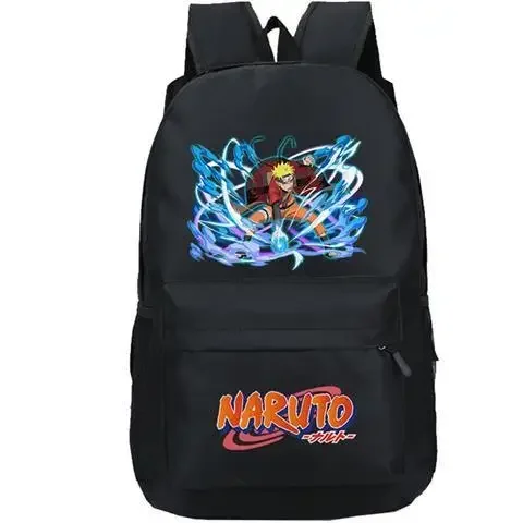 

Aidenson Naruto schoolbag backpack anime surrounding Uzumaki Naruto Sasuke Itachi Uchiha Madara Penn zipper shoulders Sports