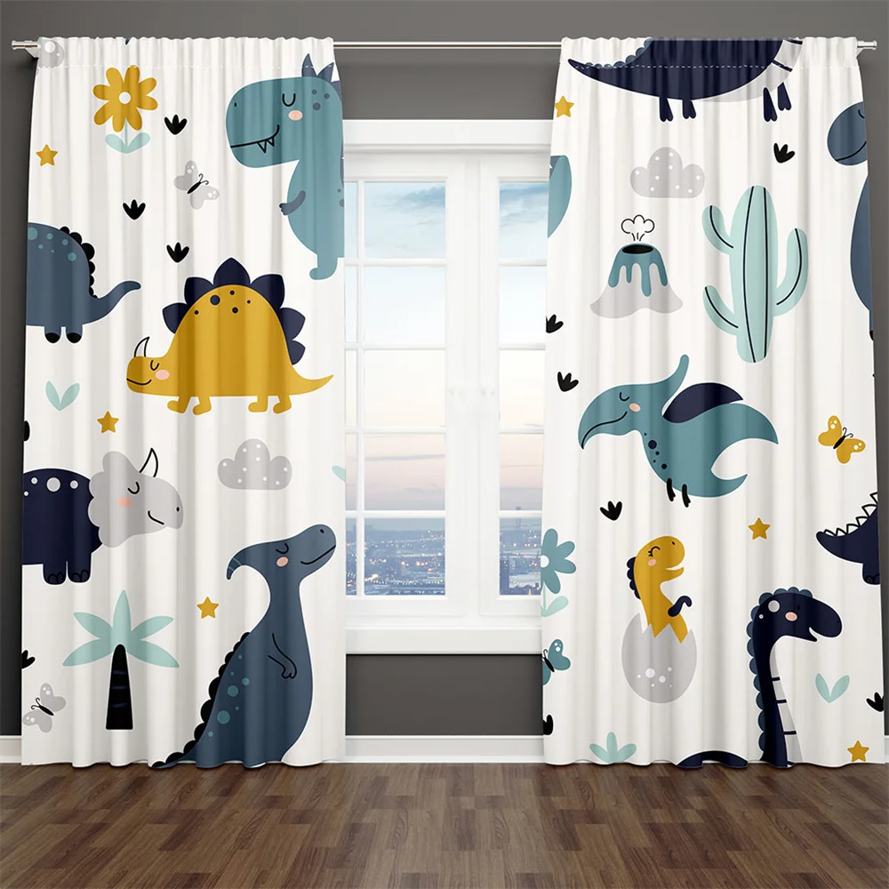 3D Digital Print Cartoon Cute Dinosaur Boy Childern 2 Pieces Shading Window Curtain For Living Room Bedroom Decor Rod Pocket
3D Digital Print Cartoon Cute Dinosaur Boy Childern 2 Pieces Shading Window Curtain For Living Room Bedroom Decor Rod Pocket