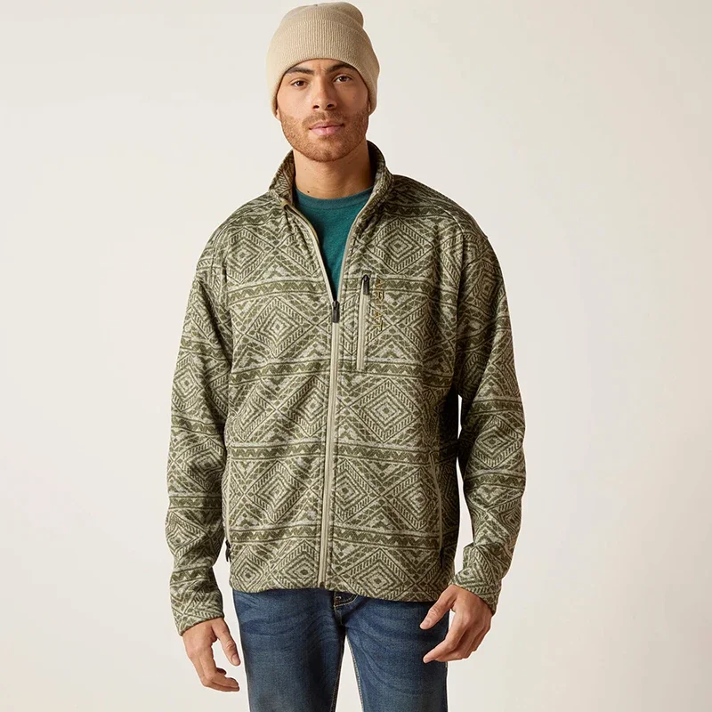 Ariat 2000s Printed Jacket Men's Outerwear Original Ariat Caldwell Men's Full Zip Sweatshirt Fall Insulated Fleece Sport Hoodie
Ariat 2000s Printed Jacket Men's Outerwear Original Ariat Caldwell Men's Full Zip Sweatshirt Fall Insulated Fleece Sport Hoodie