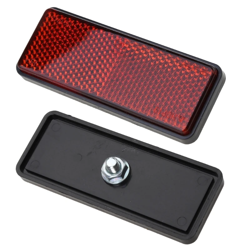 

Motorcycle Scooter Quad Rectangle Reflective Plate Warning Reflector for Yamaha K0AF