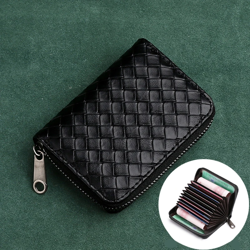 PU ID Cards Holders Anti Thief Weave Business Bank Credit Cards Holder Cover Fashion Coin Pouch Zipper Wallets Bags Organizer
PU ID Cards Holders Anti Thief Weave Business Bank Credit Cards Holder Cover Fashion Coin Pouch Zipper Wallets Bags Organizer