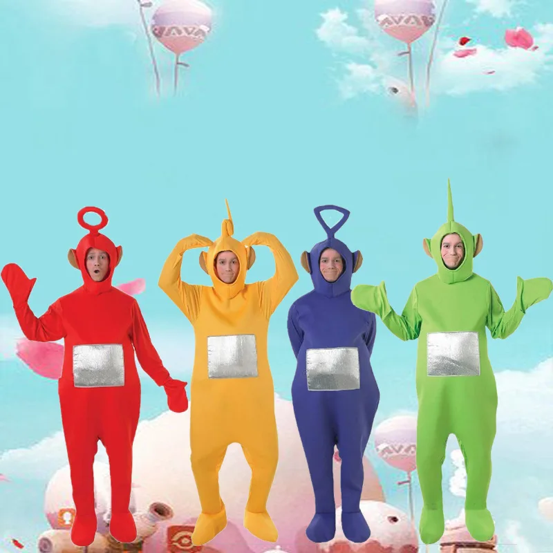 Костюмы для косплея Teletubbies из мультфильма, милые аниме куклы, костюмы для выступлений, милые цельнокроеные костюмы, одежда
Костюмы для косплея Teletubbies из мультфильма, милые аниме куклы, костюмы для выступлений, милые цельнокроеные костюмы, одежда