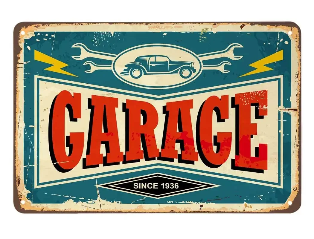 Garage Tin Sign,Auto Car Repair Service Vintage Metal Tin Signs for Cafes Bars Pubs Shop Wall Decorative Funny Retro Signs
Garage Tin Sign,Auto Car Repair Service Vintage Metal Tin Signs for Cafes Bars Pubs Shop Wall Decorative Funny Retro Signs