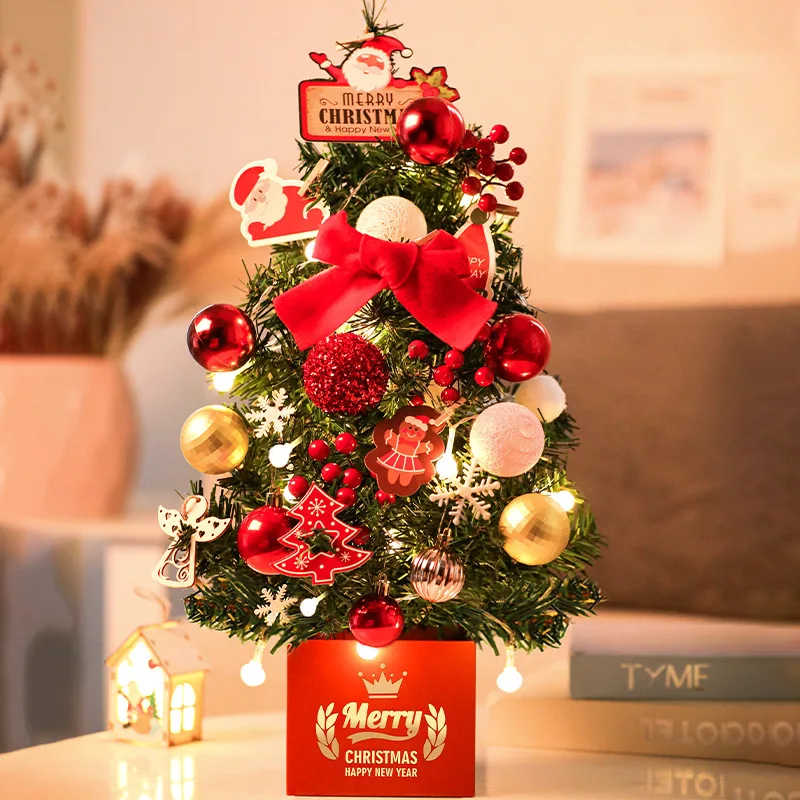 30/45/60cm Mini Christmas Tree Artificial Fake Plant Desktop Diy Tree Glow Package Christmas Home New Year 2023 Party Decoration
30/45/60cm Mini Christmas Tree Artificial Fake Plant Desktop Diy Tree Glow Package Christmas Home New Year 2023 Party Decoration