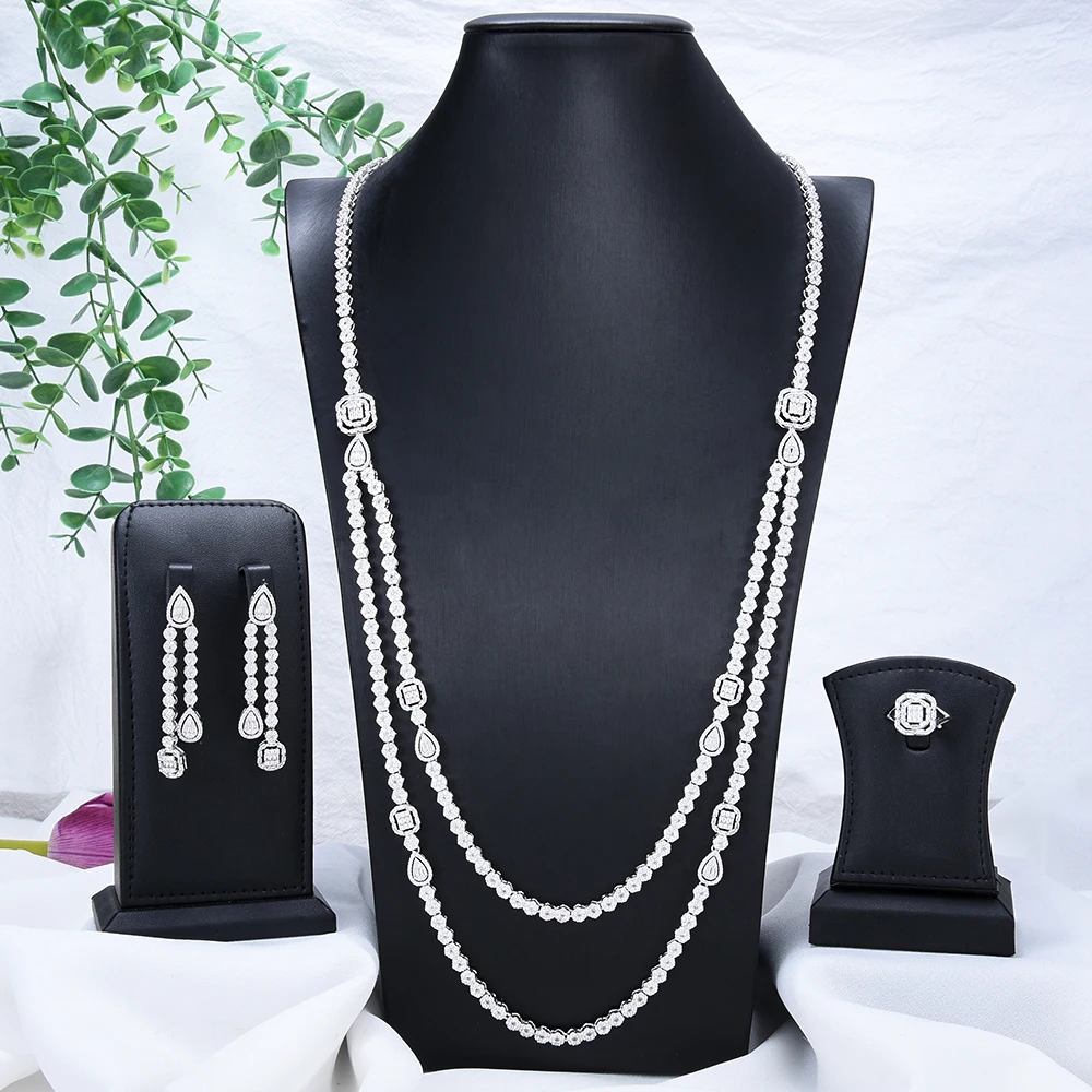 GODKI Brand New Luxury Gorgeous Shiny Long Necklace Earrings For Women Bridal Wedding Cubic Zirconia Party Costume Jewelry Sets
GODKI Brand New Luxury Gorgeous Shiny Long Necklace Earrings For Women Bridal Wedding Cubic Zirconia Party Costume Jewelry Sets