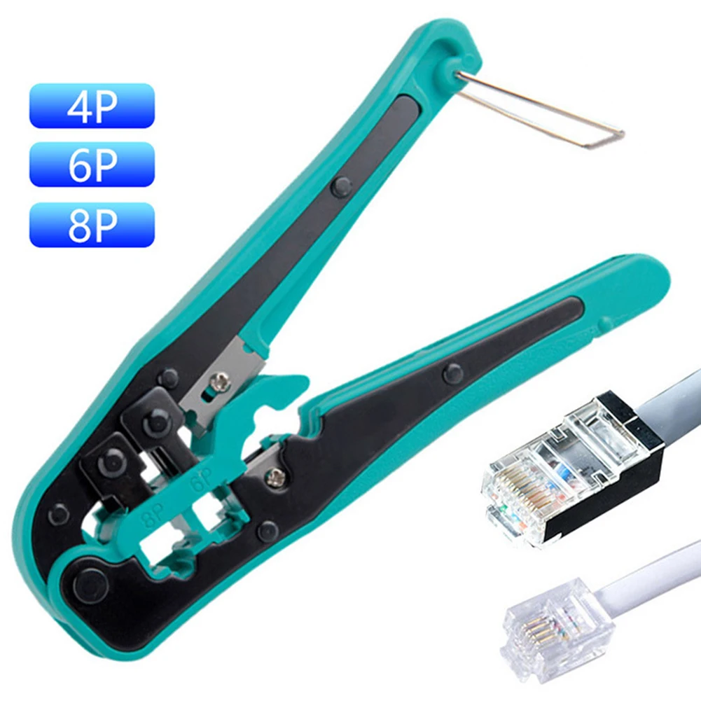 Wire Stripper 4P 6P 8P Wire Crimping Tool For Cable Cutter Pliers Multifunctional Electrician Crimping Tool RJ-11/RJ-12 RJ-45
Wire Stripper 4P 6P 8P Wire Crimping Tool For Cable Cutter Pliers Multifunctional Electrician Crimping Tool RJ-11/RJ-12 RJ-45