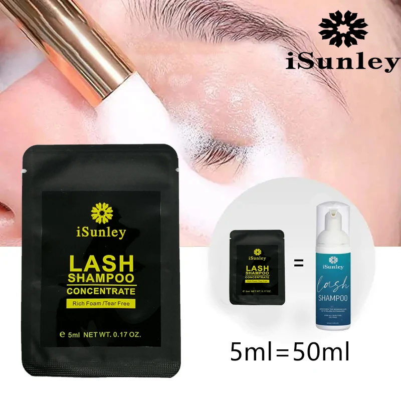 iSunley Lash Super Concentrate Mousse Eyelash Shampoo Gentle Cleansing Grafting Foam Extension Eyelashes 5ml Makeup Tool Mascara
iSunley Lash Super Concentrate Mousse Eyelash Shampoo Gentle Cleansing Grafting Foam Extension Eyelashes 5ml Makeup Tool Mascara
