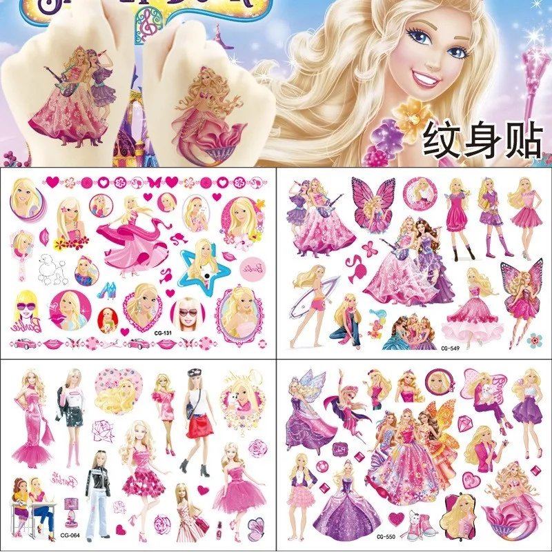 New Cartoon Barbiee Tattoo Stickers Water Transfer Temporary Stickers Cute Anime Hand Paste Paper Sticker Kids Birthday Gift
New Cartoon Barbiee Tattoo Stickers Water Transfer Temporary Stickers Cute Anime Hand Paste Paper Sticker Kids Birthday Gift
