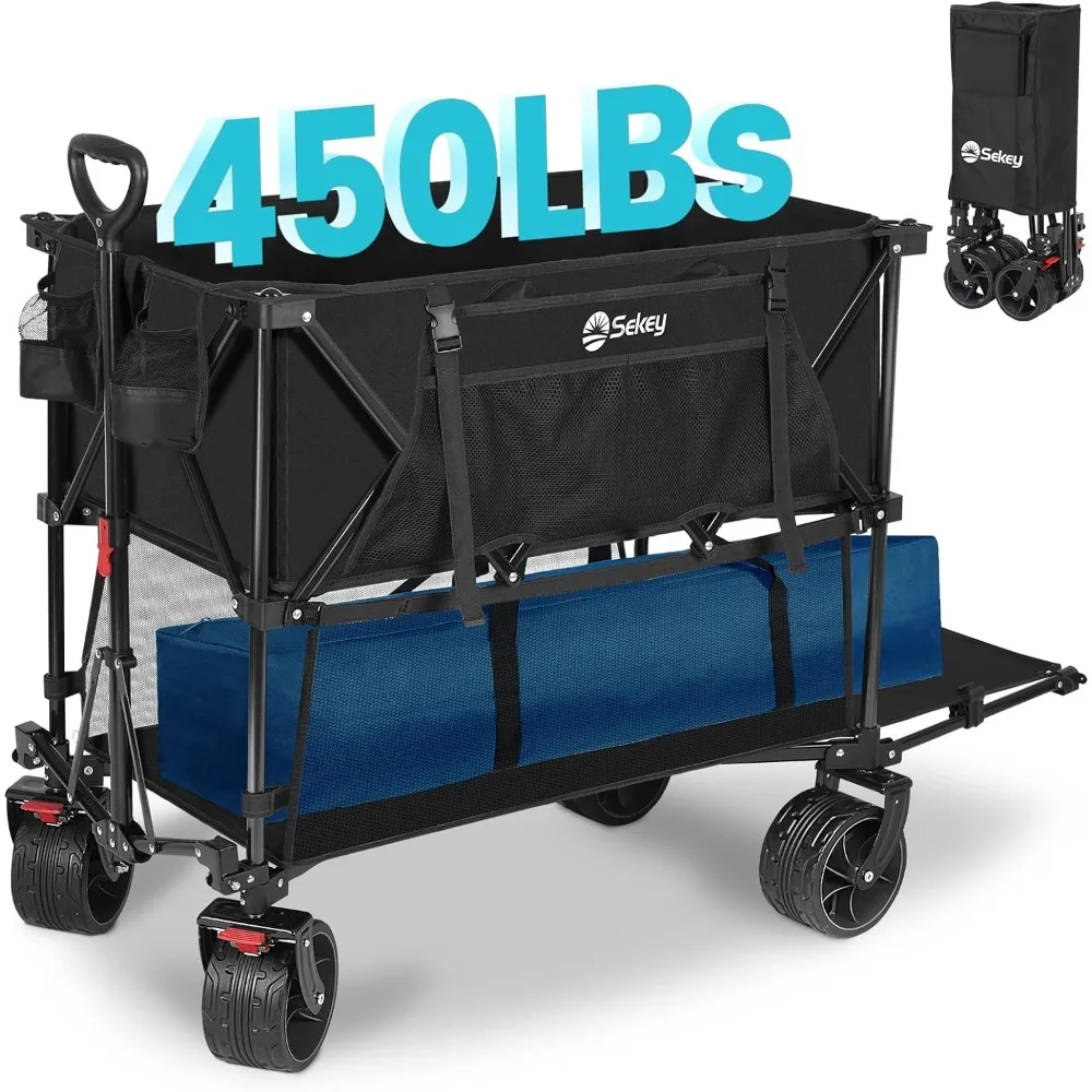 400L Double Decker Wagon Beach Wagon,Outdoor Tools, Heavy Duty Wagon Cart with All-Terrain Big Wheels for Camping, Garden,
400L Double Decker Wagon Beach Wagon,Outdoor Tools, Heavy Duty Wagon Cart with All-Terrain Big Wheels for Camping, Garden,