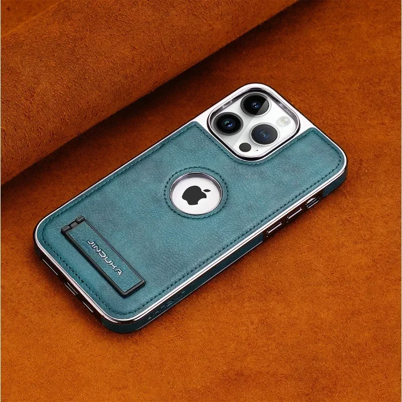 Luxury PU leather folding stand holder phone case for iPhone 14 13 12 Pro Max 15 11 Business shock-absorbing silicone cover
Luxury PU leather folding stand holder phone case for iPhone 14 13 12 Pro Max 15 11 Business shock-absorbing silicone cover