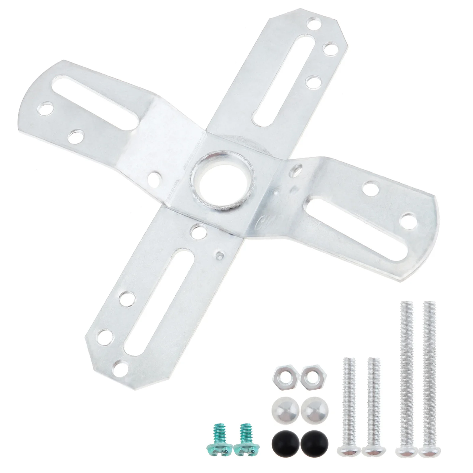 

Universal Rotatable Cross Shaped Light Fixture Crossbar Mounting Bracket with Screws Nuts for Wall Lamps / Pendant Lamps