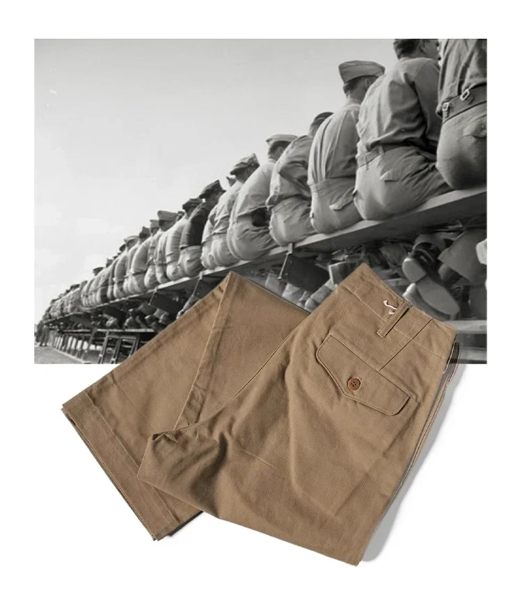 Bronson 1944 USMC Officer Chino Pants Straight-Leg Mens Military Trousers Khakis 56 S6f1184539b47489e80a1571ce786f830Y
