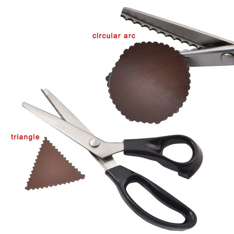 Tailor Scissors semicircle wavy Triangle Tooth Lace scissors Pinking Shears Zig Zag Sewing DIY handmade Shears Fabric Leather
Tailor Scissors semicircle wavy Triangle Tooth Lace scissors Pinking Shears Zig Zag Sewing DIY handmade Shears Fabric Leather