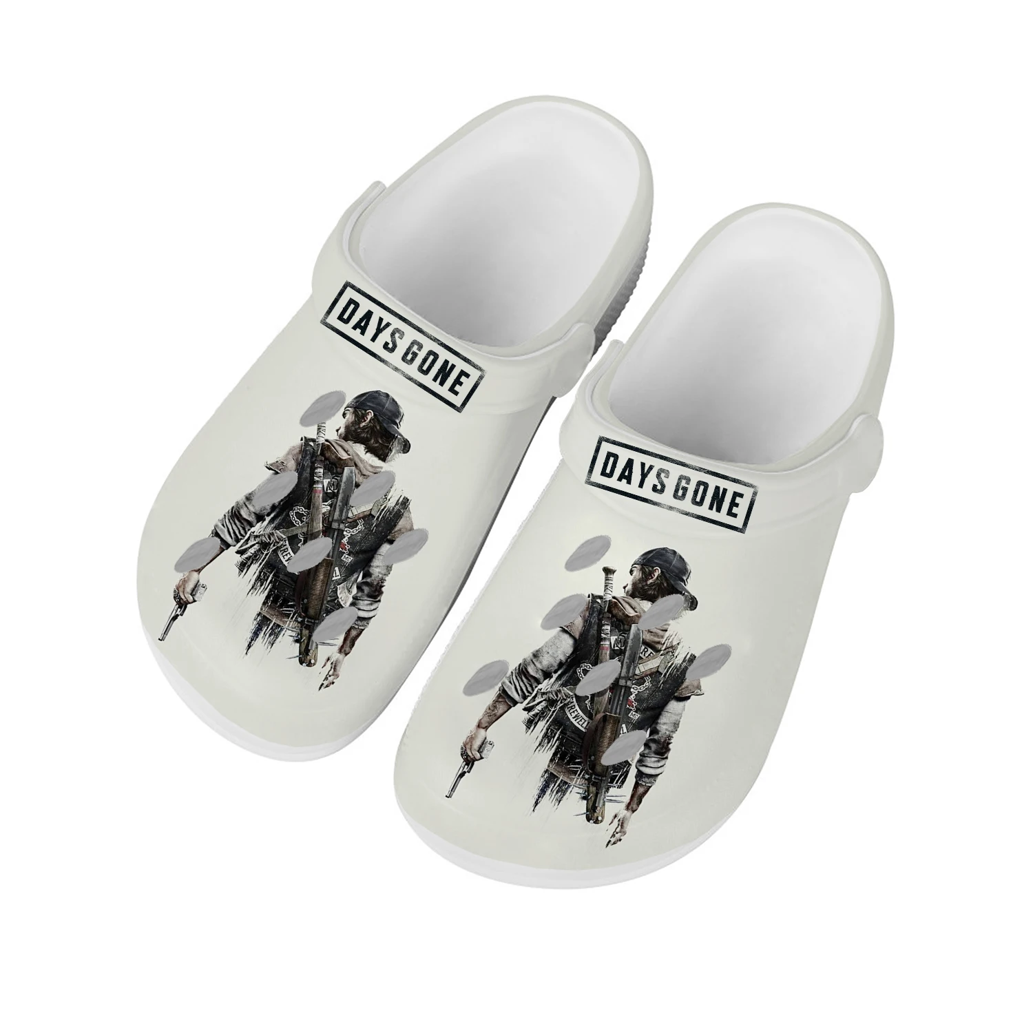 

Days Gone Home Clogs Hot Cartoon Game Mens Womens Teenager Fashion Custom Built Water Shoes Garden Beach Hole Slippers Sandals