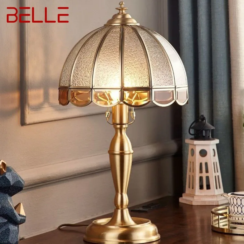 BELLE Modern Brass Table Lamp LED Vintage Creative Gold Luxury Glass Copper Desk Light For Home Living Room Study Bedroom
BELLE Modern Brass Table Lamp LED Vintage Creative Gold Luxury Glass Copper Desk Light For Home Living Room Study Bedroom