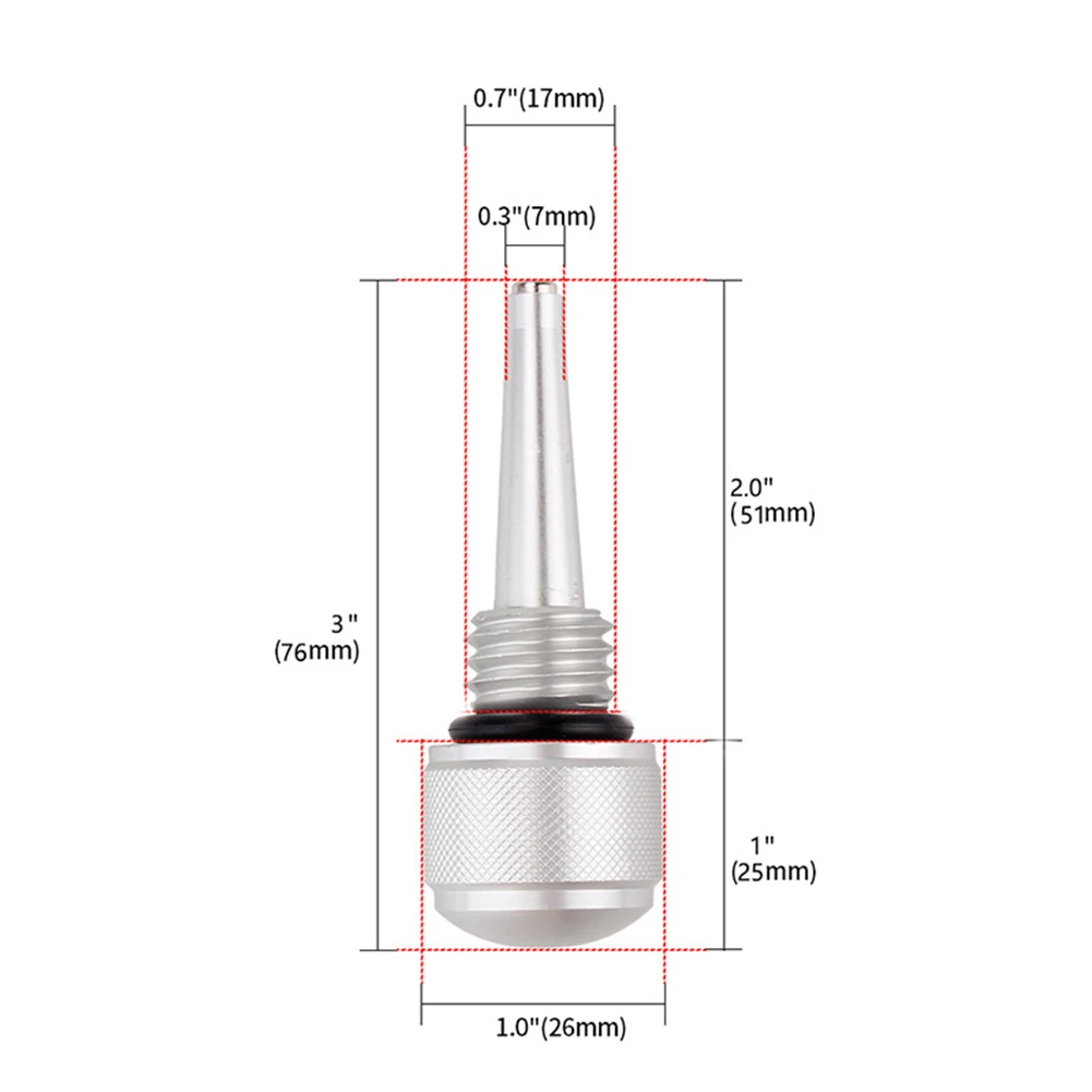 Aluminum M18x2.5 Magnetic Oil Dipstick Oil Tip Dip Stick For WEN 56125I 56200I 56202i 56203i 56225i 56235
Aluminum M18x2.5 Magnetic Oil Dipstick Oil Tip Dip Stick For WEN 56125I 56200I 56202i 56203i 56225i 56235