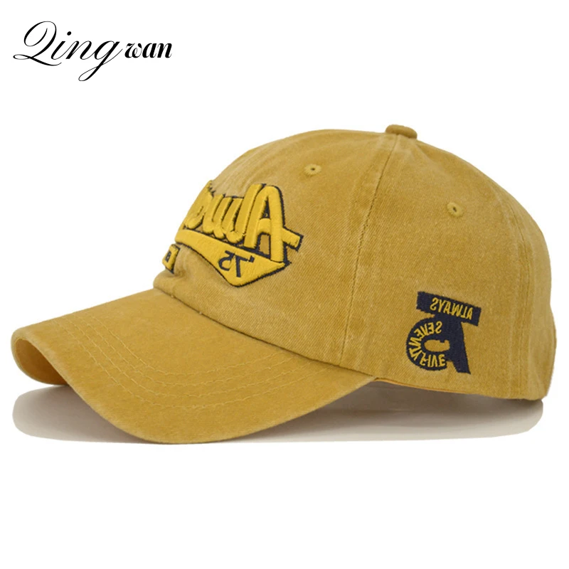 

Vintage Embroidered Letters Baseball Cap for Men and Women Street Hip-hop Washed Fitted Cap Students Outdoor Sunscreen Sun Hat