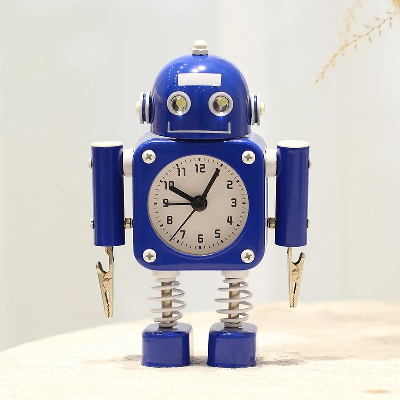Metal Robot Alarm Clock for Children, Cartoon, Cute, Silent, Creative, Clip-on, Digital
Metal Robot Alarm Clock for Children, Cartoon, Cute, Silent, Creative, Clip-on, Digital