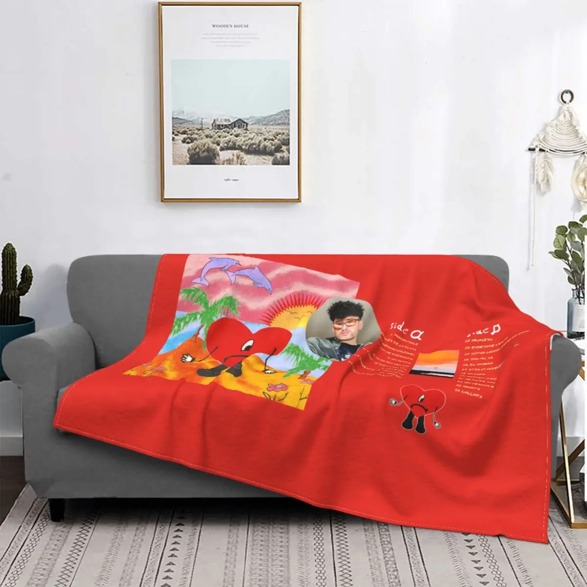 Bad Bunny Blanket Flannel Autumn/Winter Un Verano Sin Ti Multi-function Super Warm Throw Blanket for Home Bedroom Bedding Throws
Bad Bunny Blanket Flannel Autumn/Winter Un Verano Sin Ti Multi-function Super Warm Throw Blanket for Home Bedroom Bedding Throws