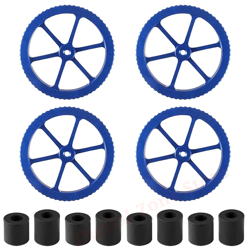 

4Pcs 3D Printer Aluminum Hand Twist Leveling Nut+8Pcs Heatbed Silicone Column Mounts 16mm 18mm for Ender 3/3 Pro/3 V2, CR-10/10S